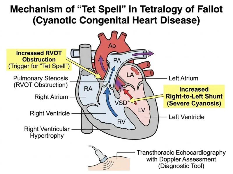 Congenital Heart Disease — Cyanotic diagram