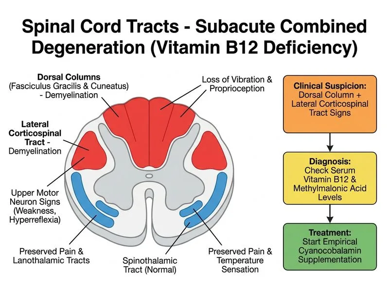 Spinal Cord Tracts diagram