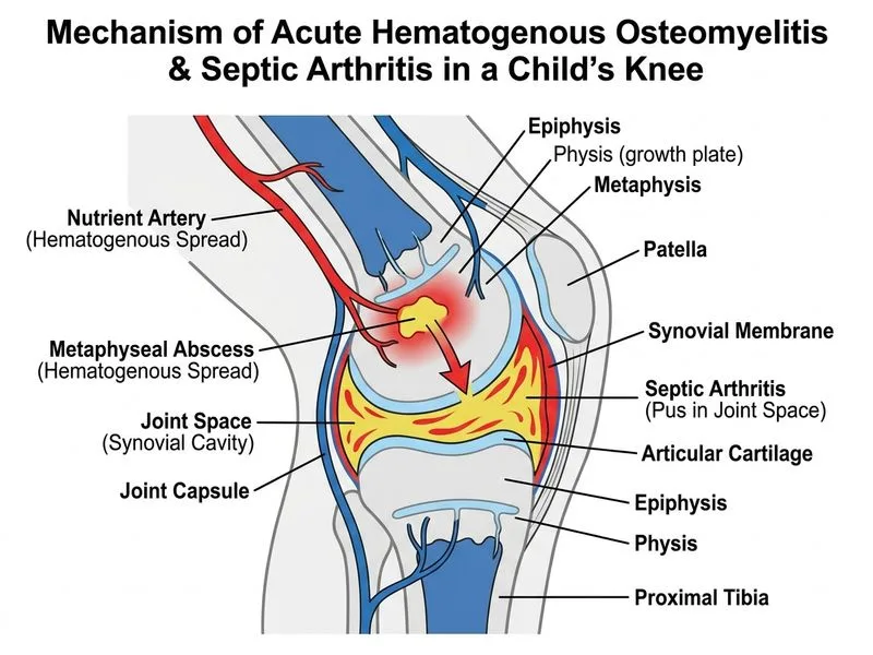 Osteomyelitis diagram