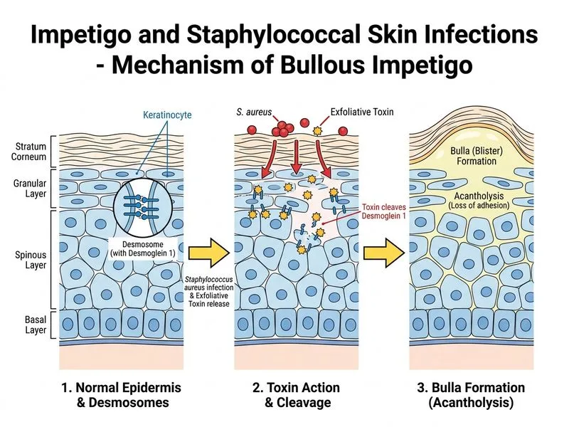Impetigo and Staphylococcal Skin Infections diagram