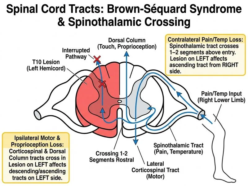 Spinal Cord Tracts diagram