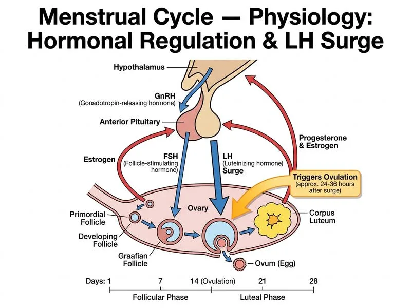 Menstrual Cycle — Physiology diagram