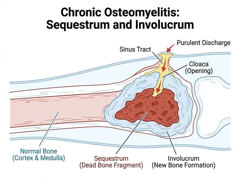 Osteomyelitis diagram