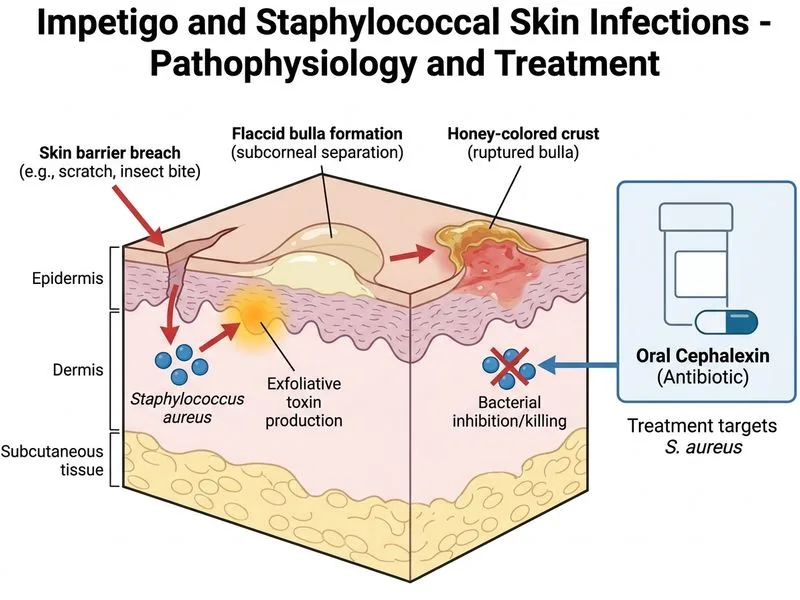 Impetigo and Staphylococcal Skin Infections diagram