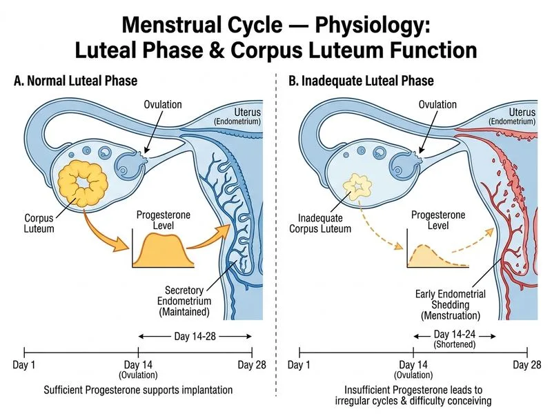 Menstrual Cycle — Physiology diagram