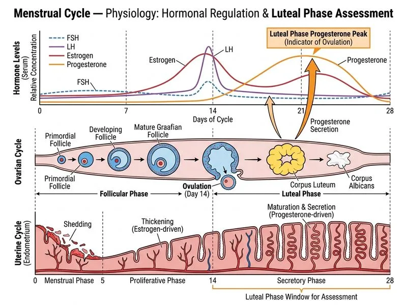 Menstrual Cycle — Physiology diagram