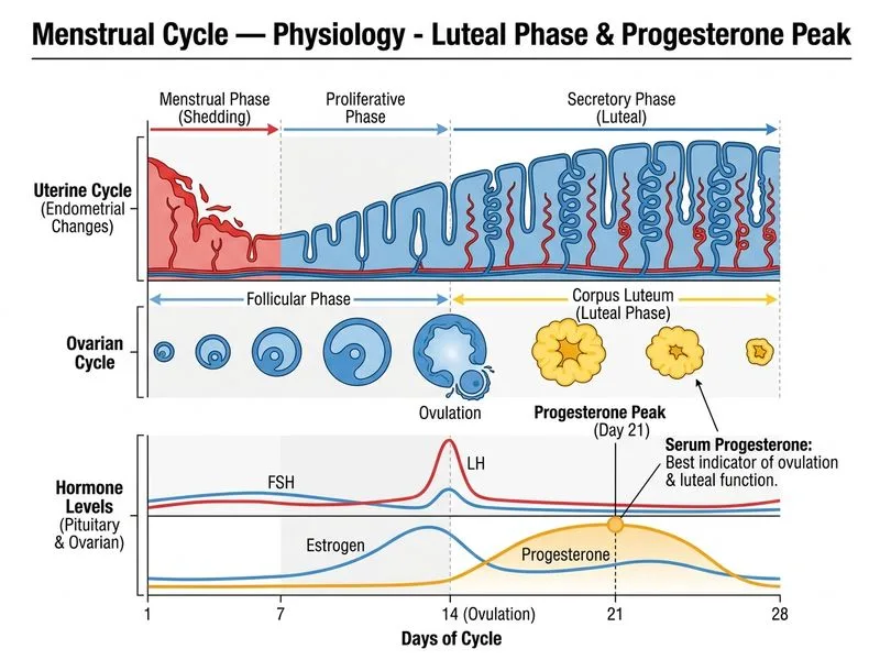 Menstrual Cycle — Physiology diagram