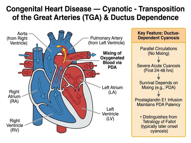 Congenital Heart Disease — Cyanotic diagram