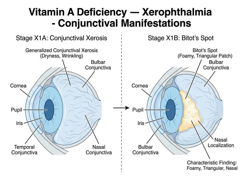 Vitamin A Deficiency — Xerophthalmia diagram