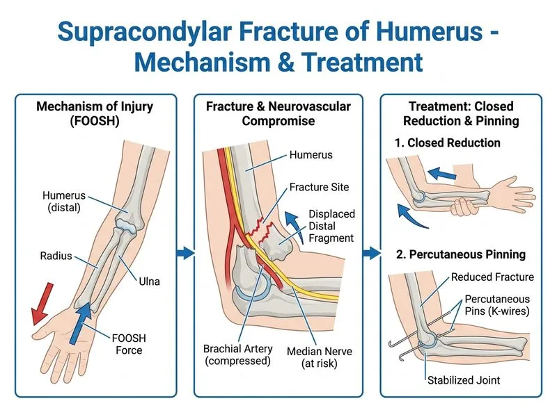 Supracondylar Fracture of Humerus diagram