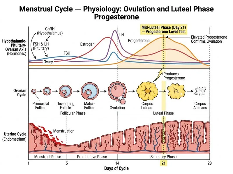 Menstrual Cycle — Physiology diagram