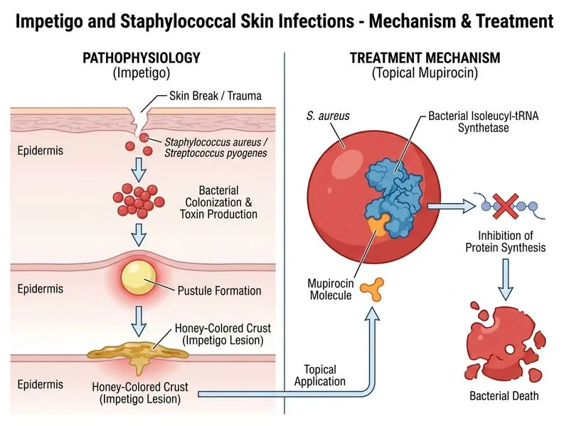 Impetigo and Staphylococcal Skin Infections diagram