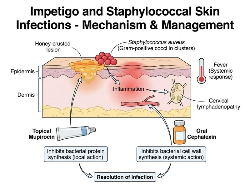 Impetigo and Staphylococcal Skin Infections diagram