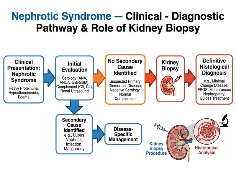 Nephrotic Syndrome — Clinical diagram