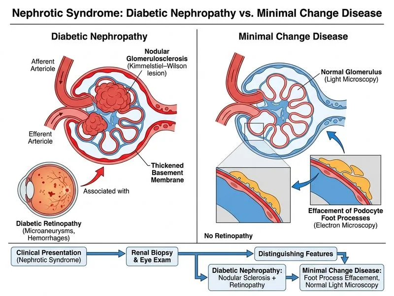 Nephrotic Syndrome — Clinical diagram