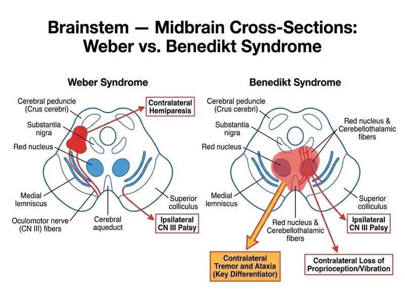 Brainstem — Cross-Sections diagram