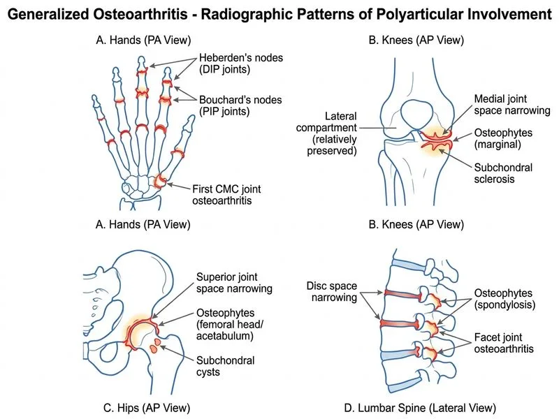 Osteoarthritis diagram