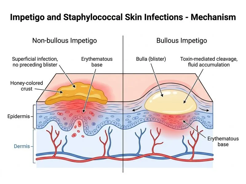 Impetigo and Staphylococcal Skin Infections diagram