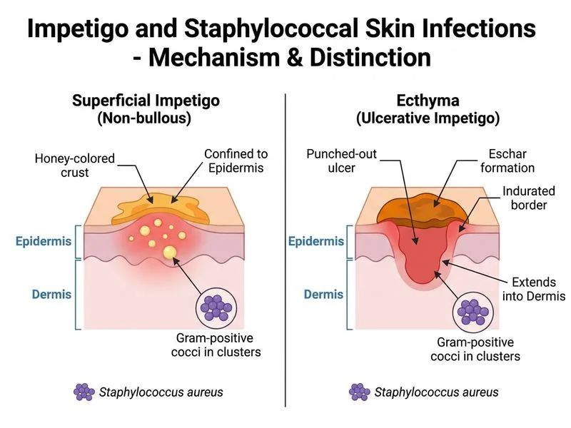 Impetigo and Staphylococcal Skin Infections diagram