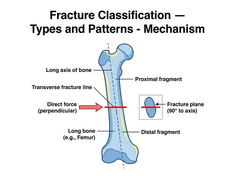Fracture Classification — Types and Patterns diagram