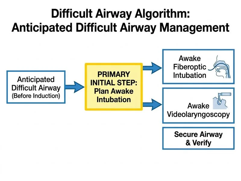 Difficult Airway Algorithm diagram