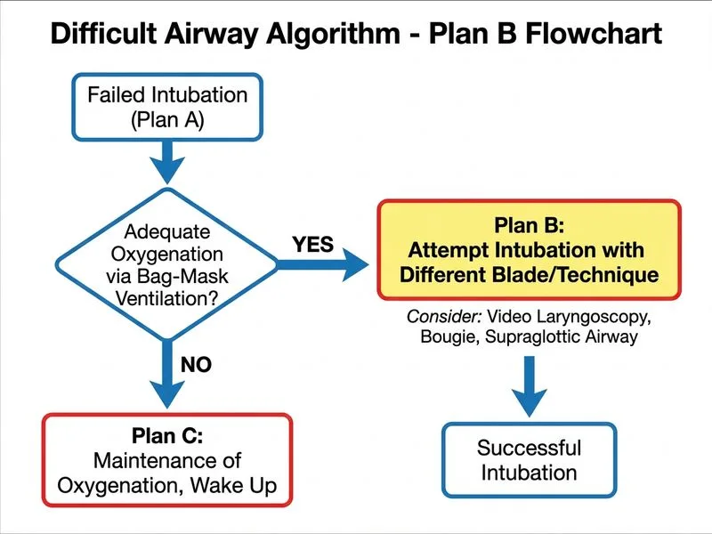 Difficult Airway Algorithm diagram