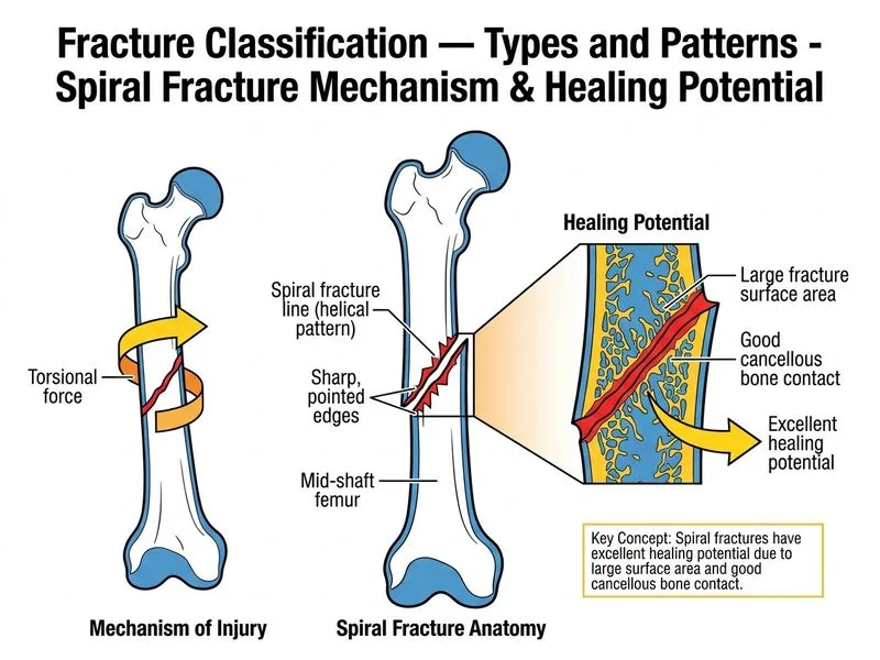 Fracture Classification — Types and Patterns diagram