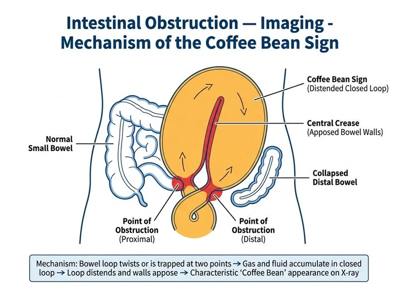 Intestinal Obstruction — Imaging diagram
