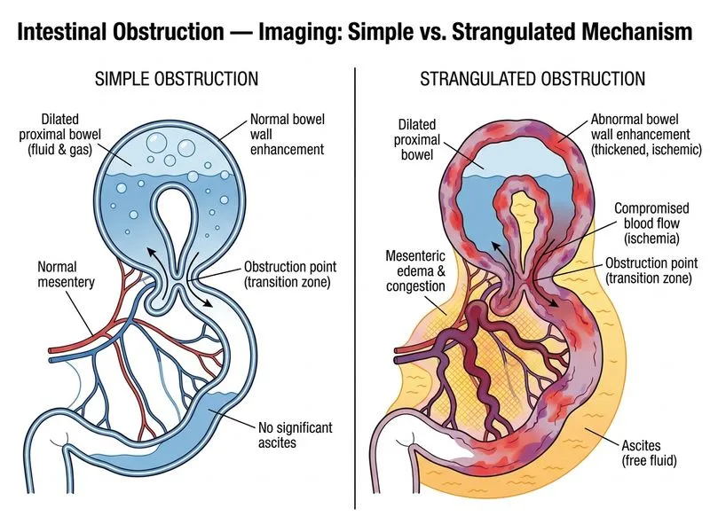Intestinal Obstruction — Imaging diagram