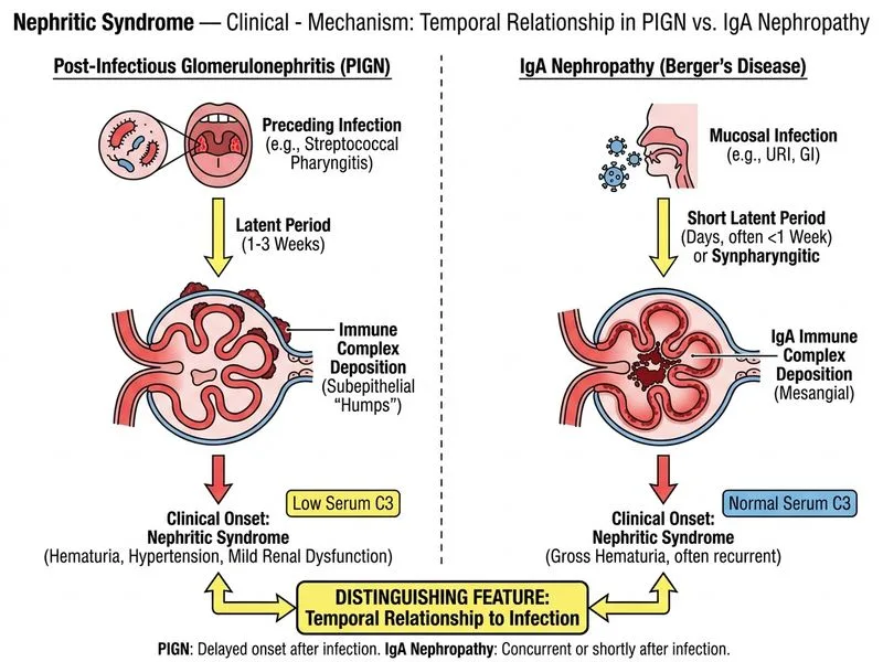 Nephritic Syndrome — Clinical diagram