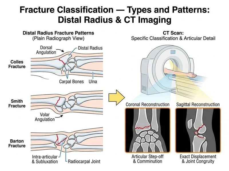 Fracture Classification — Types and Patterns diagram