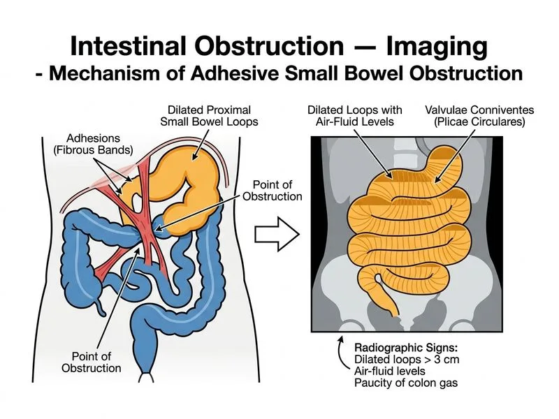 Intestinal Obstruction — Imaging diagram