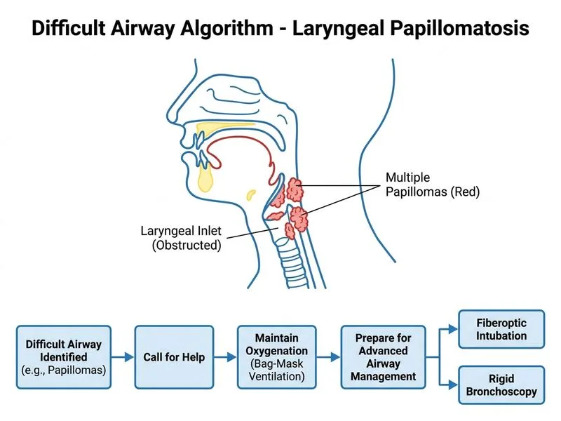 Difficult Airway Algorithm diagram