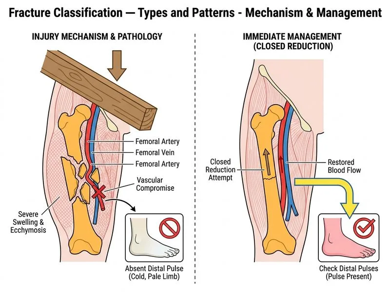 Fracture Classification — Types and Patterns diagram
