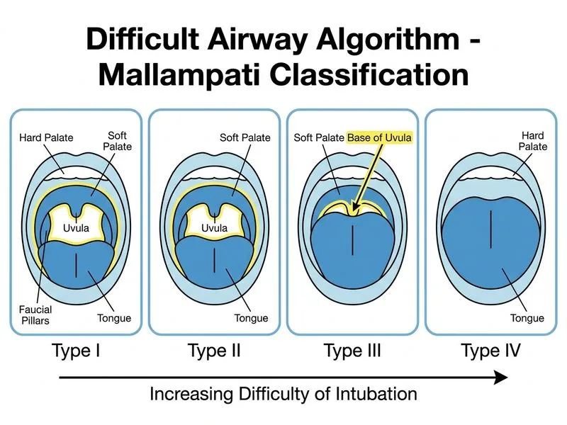 Difficult Airway Algorithm diagram