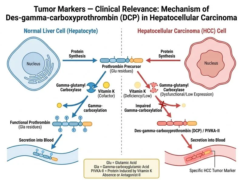 Tumor Markers — Clinical Relevance diagram