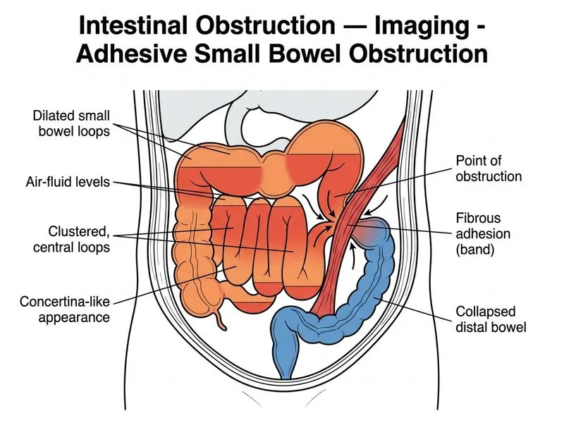 Intestinal Obstruction — Imaging diagram