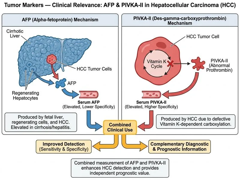 Tumor Markers — Clinical Relevance diagram